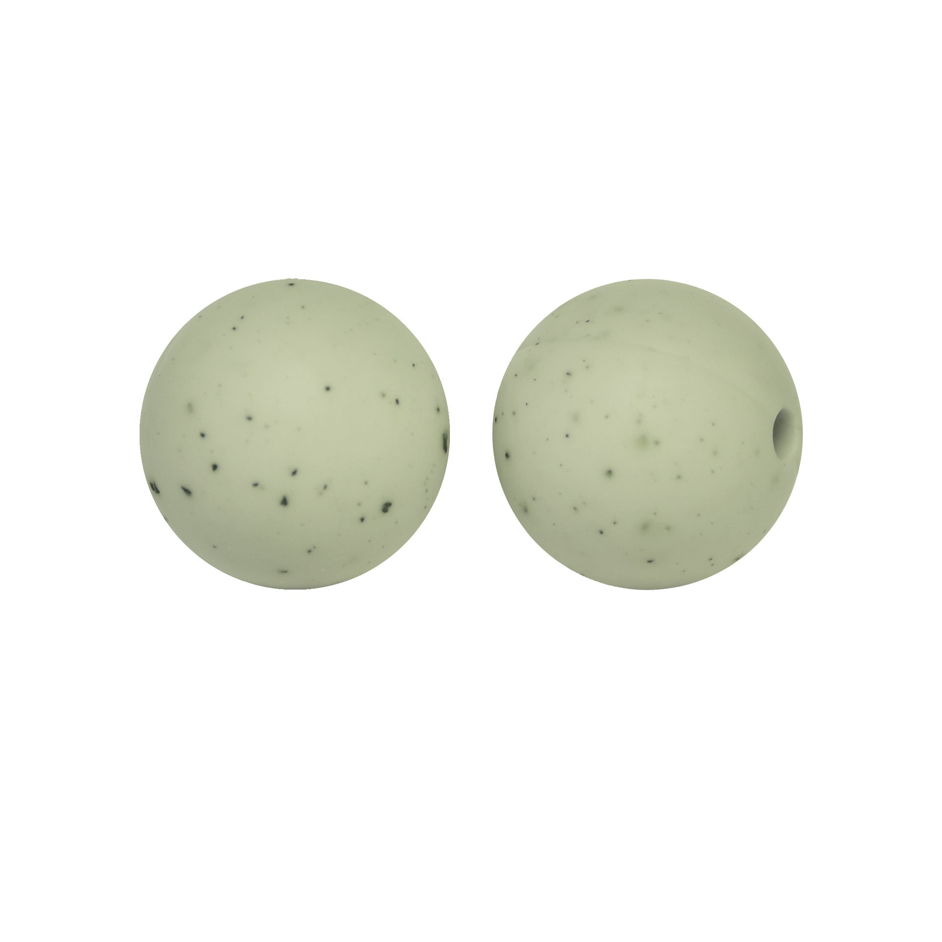 Wholesale 50pcs/pack Imitation Metal Style Speckle Silicone Beads